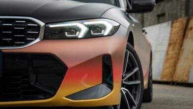 Luxury Car Wrap Installation