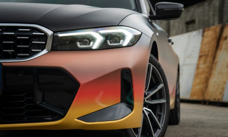 Luxury Car Wrap Installation